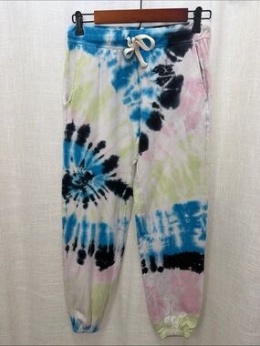 Electric & Rose Tie-Dye Jogger Pants Size Small Excellent Condition